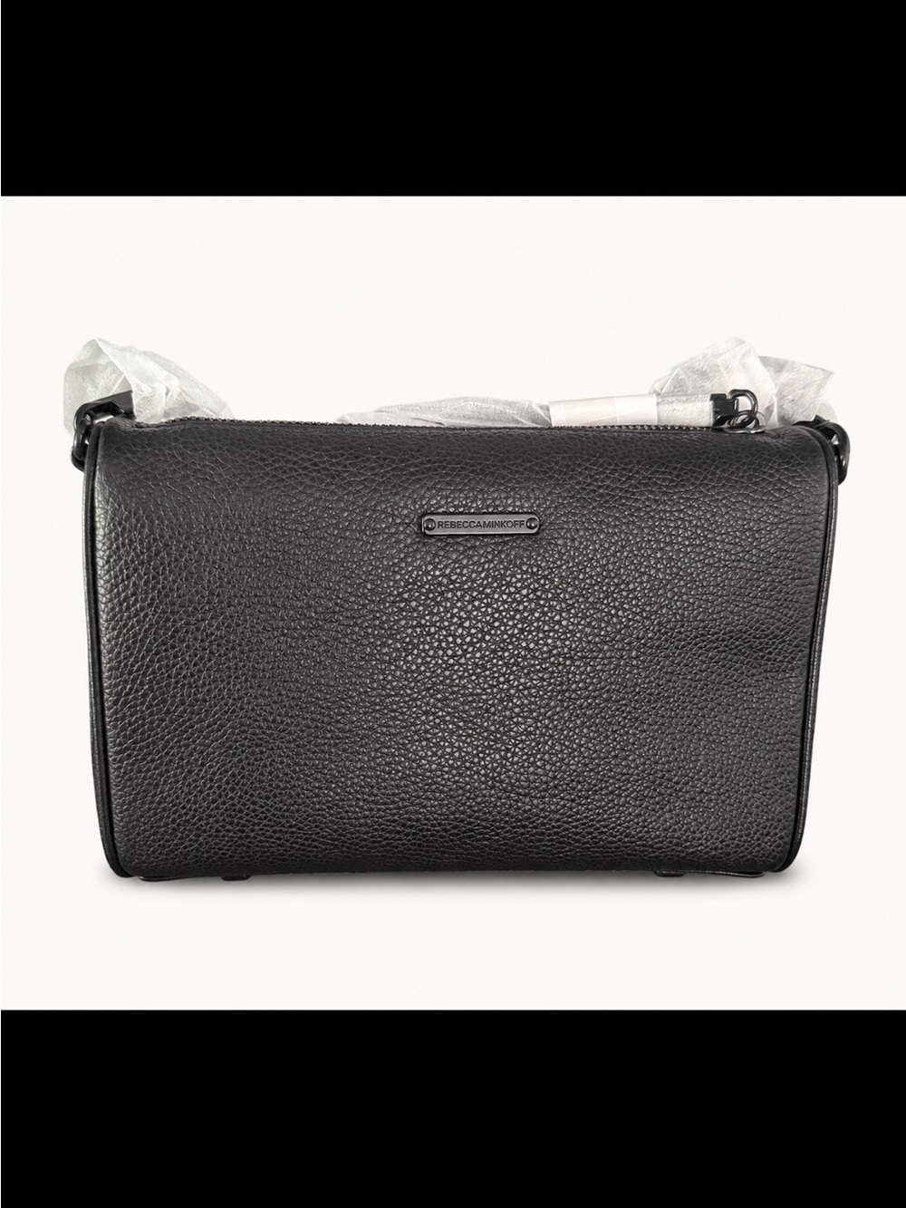 Rebecca Minkoff Black Pebbled Crossbody Bag